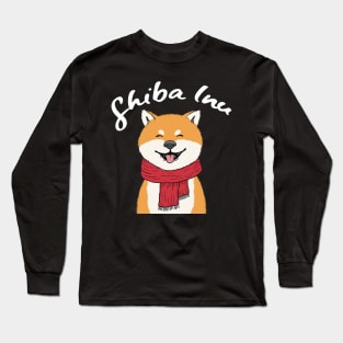 Urban Canine Carousel Shiba Inu Delight Tail-Wagging T-shirt Long Sleeve T-Shirt